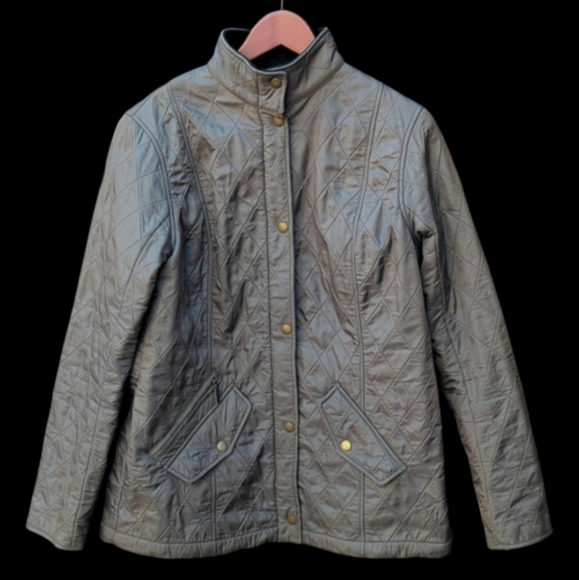 Barbour Cavalry Polarquilt Jacket, women's US 10 - Picture 2 of 16